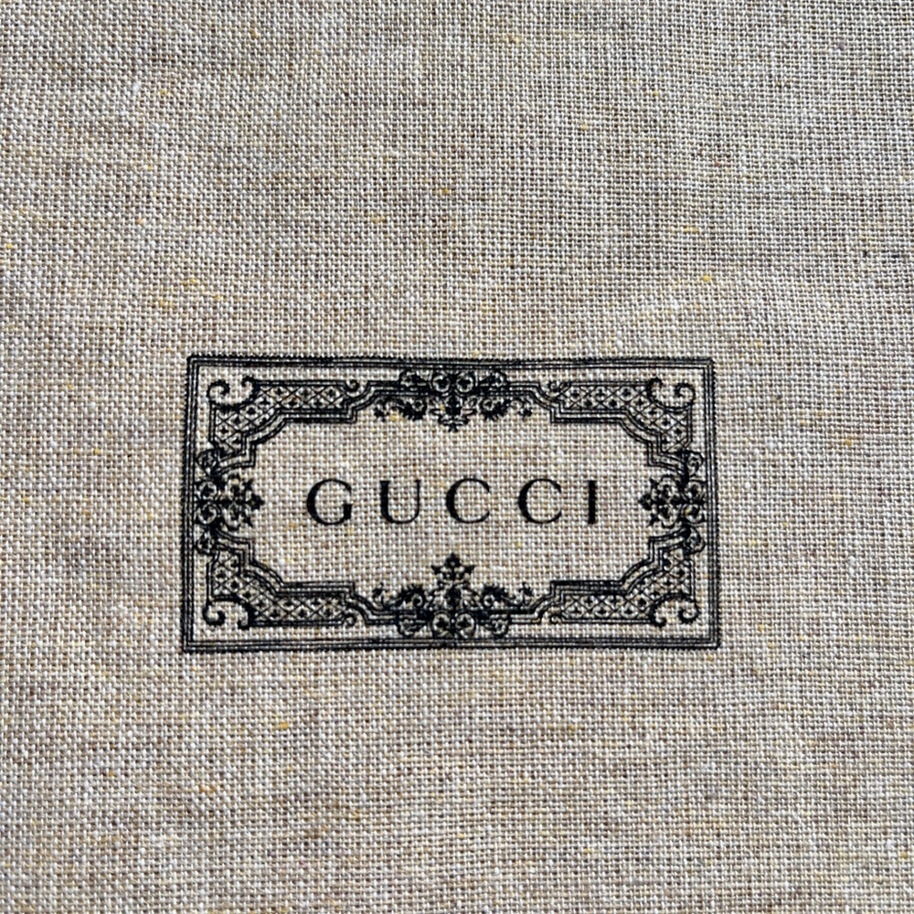 New Gucci dust bags set of 2 shoe storage! Drawstring linen!